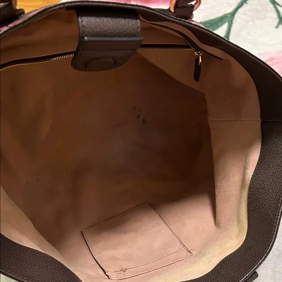 Gucci Pink and Brown bengal Tiger Print Tote Rare HTF vintage - Picture 11 of 16